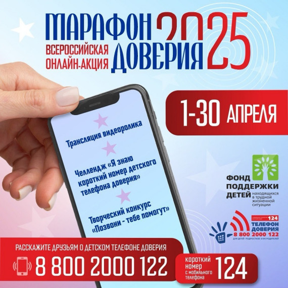 «Я знаю короткий номер Детского телефона Доверия»..